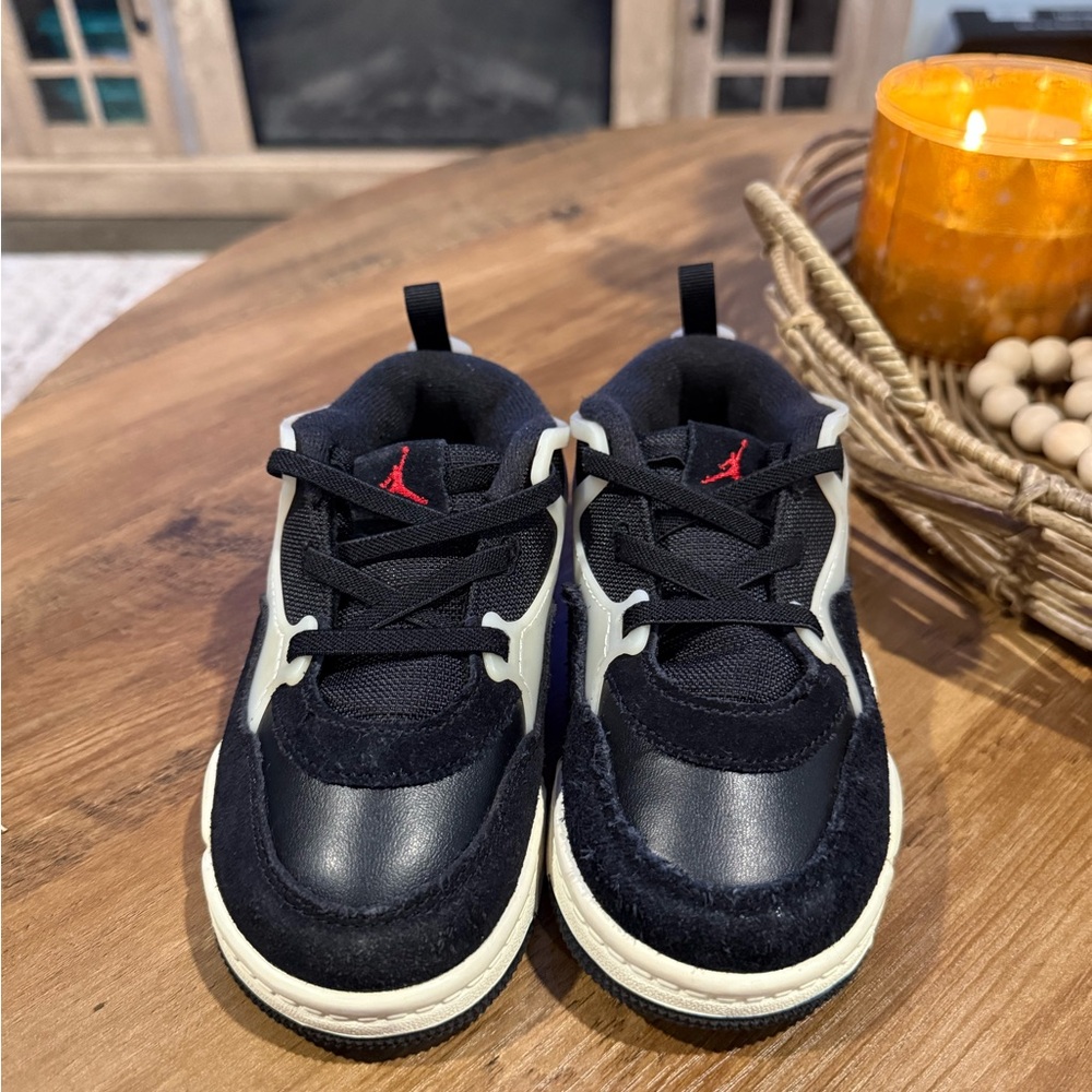 Kids Black and White Sneakers